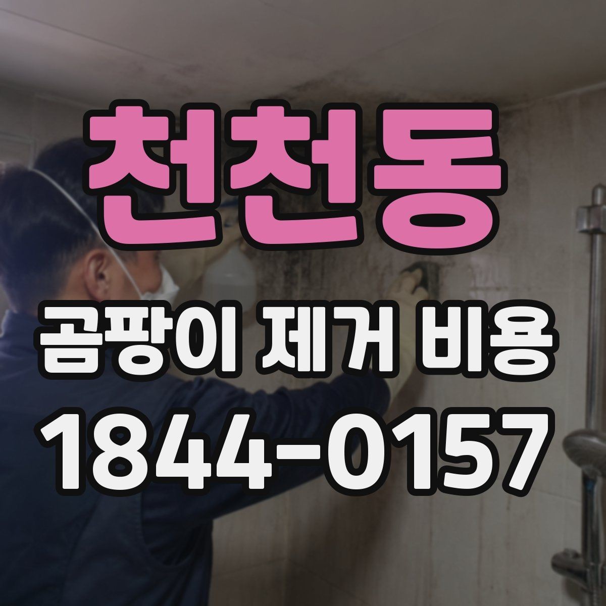 천천동 곰팡이 제거 비용 산정 시 자주 보는 항목