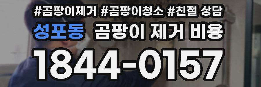 성포동 곰팡이 제거 비용