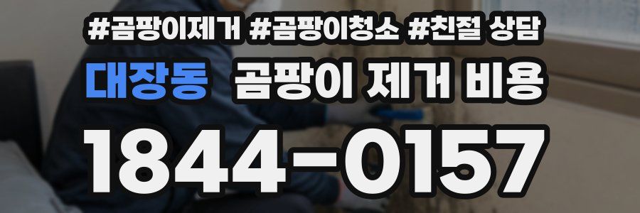 대장동 곰팡이 제거 비용