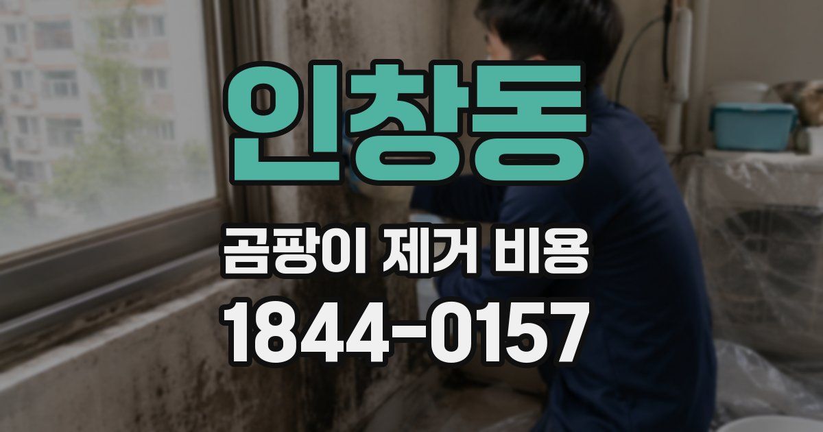 인창동 곰팡이 제거 비용