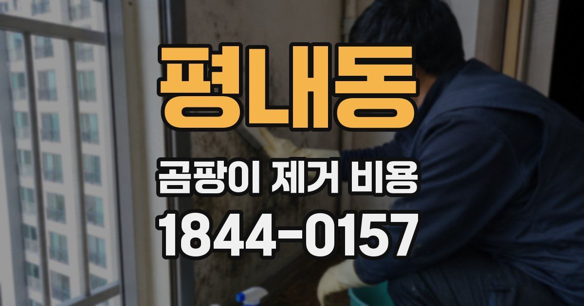 평내동 곰팡이 제거 비용