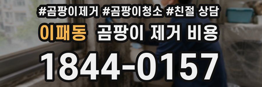 이패동 곰팡이 제거 비용