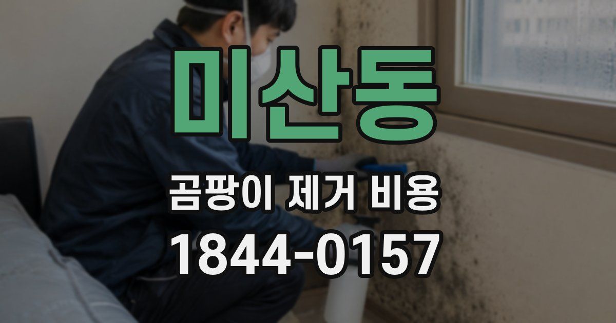 미산동 곰팡이 제거 비용