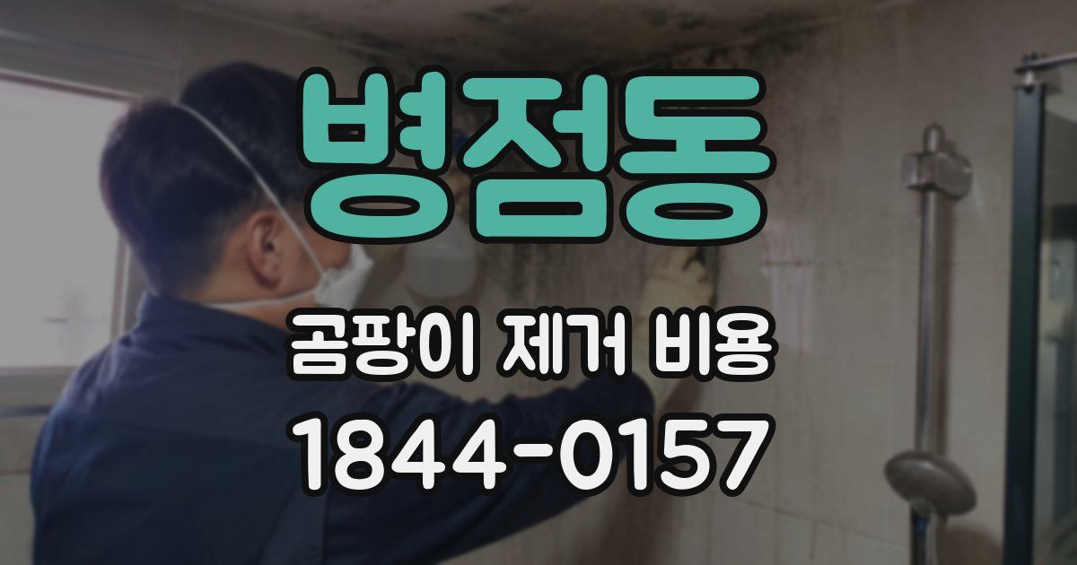 병점동 곰팡이 제거 비용