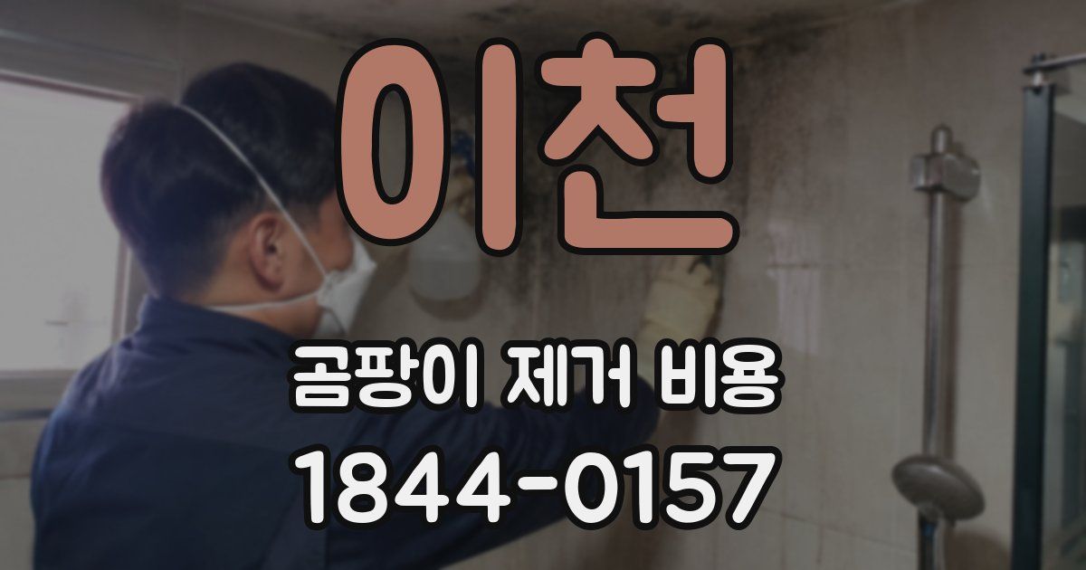 이천 곰팡이 제거 비용
