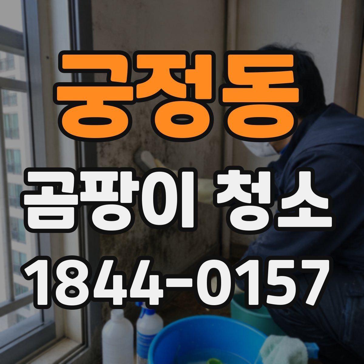 궁정동 곰팡이 청소 대상별 접근 방법 정리