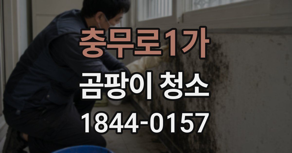 충무로1가 곰팡이 청소