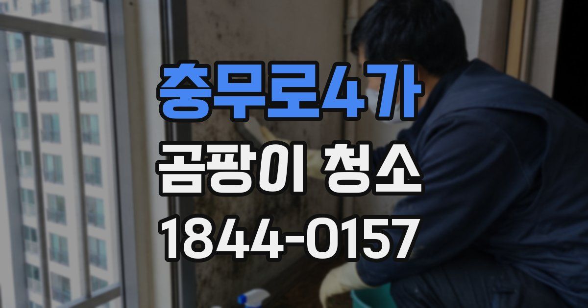 충무로4가 곰팡이 청소