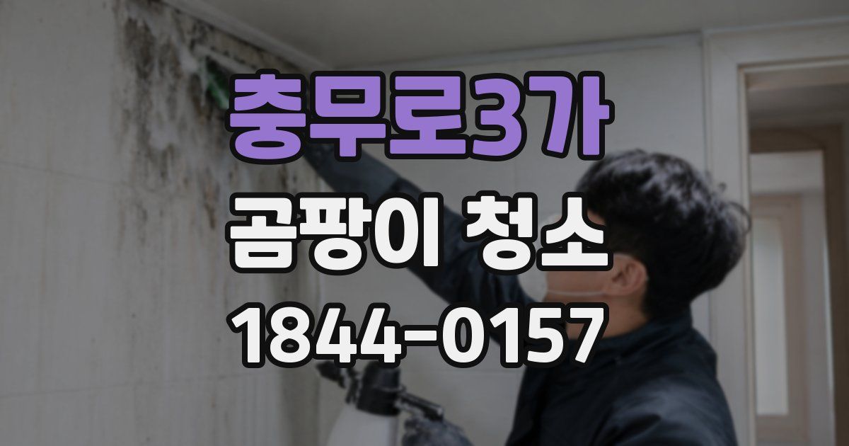 충무로3가 곰팡이 청소