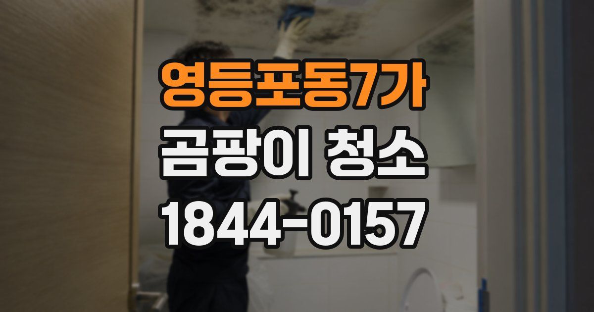 영등포동7가 곰팡이 청소
