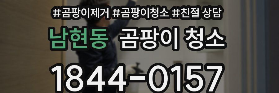 남현동 곰팡이 청소