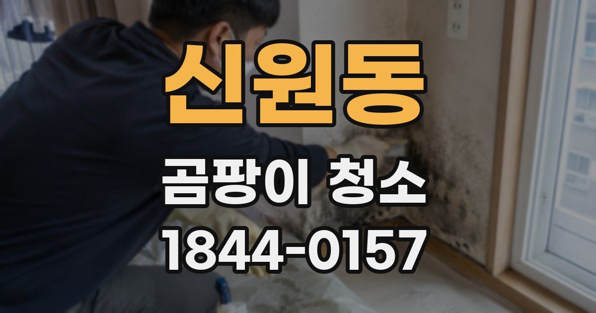 신원동 곰팡이 청소