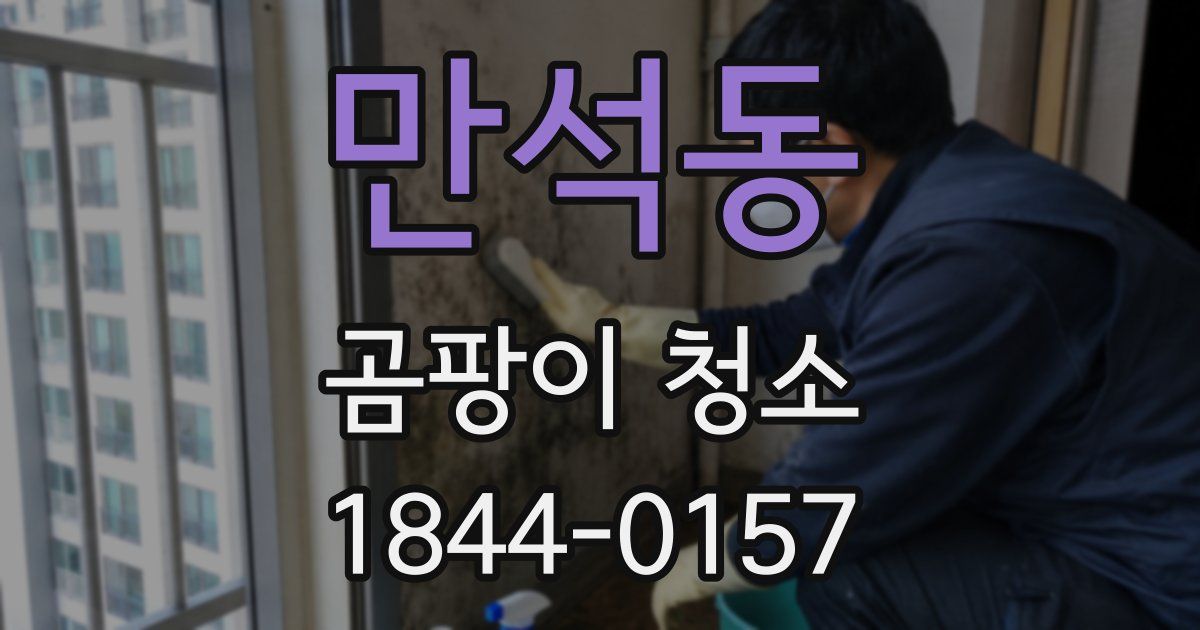 만석동 곰팡이 청소