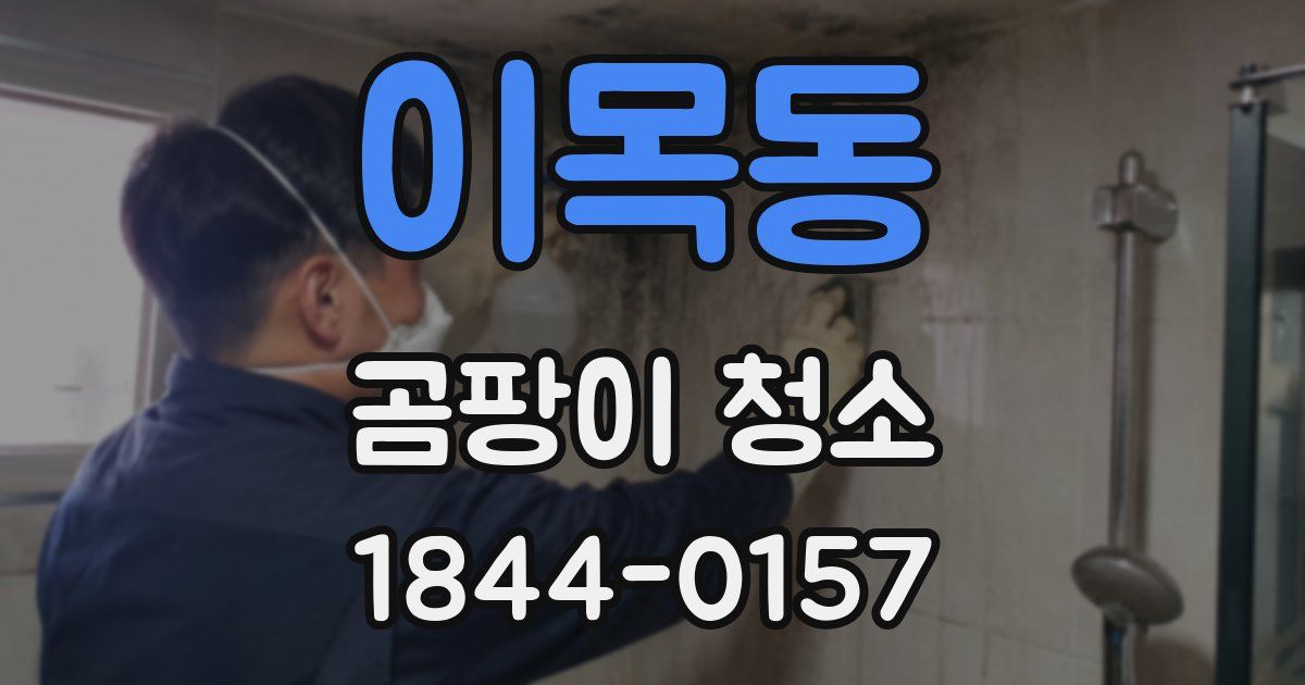 이목동 곰팡이 청소