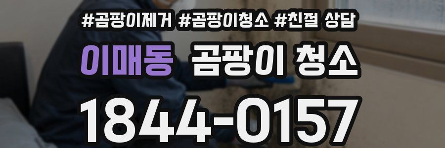 이매동 곰팡이 청소