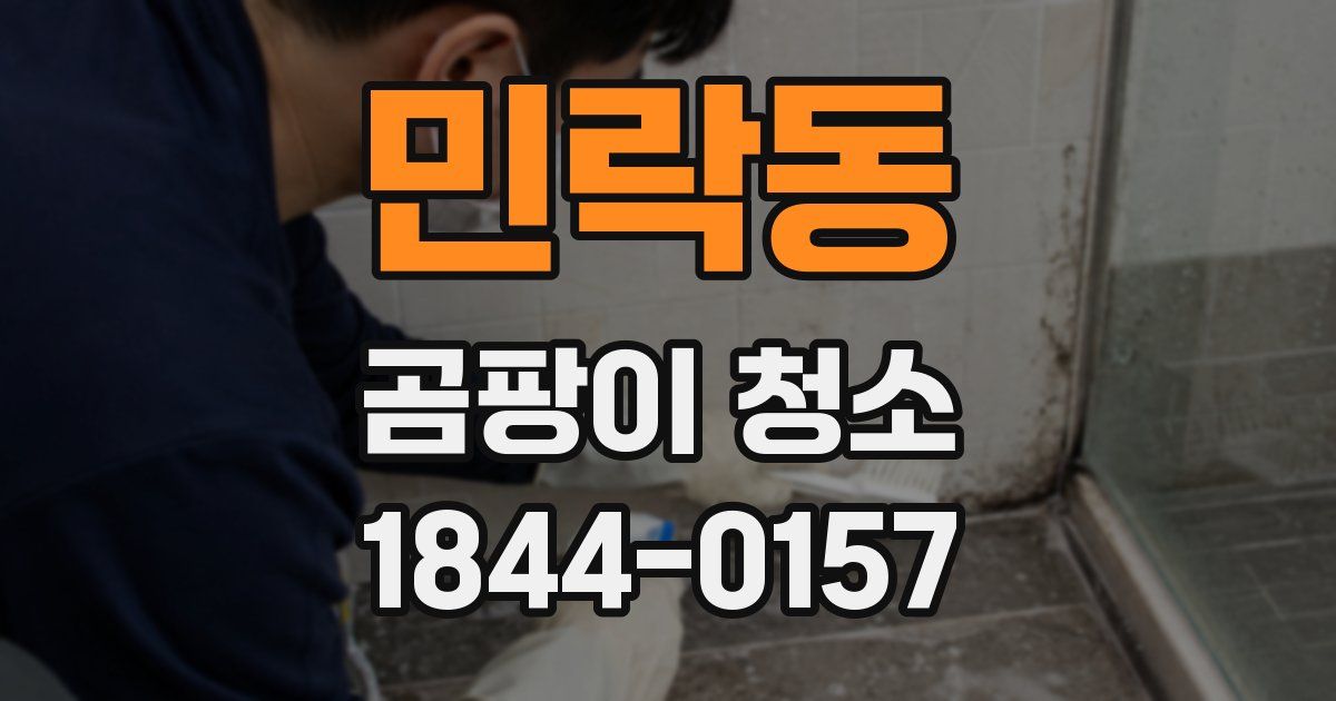 민락동 곰팡이 청소