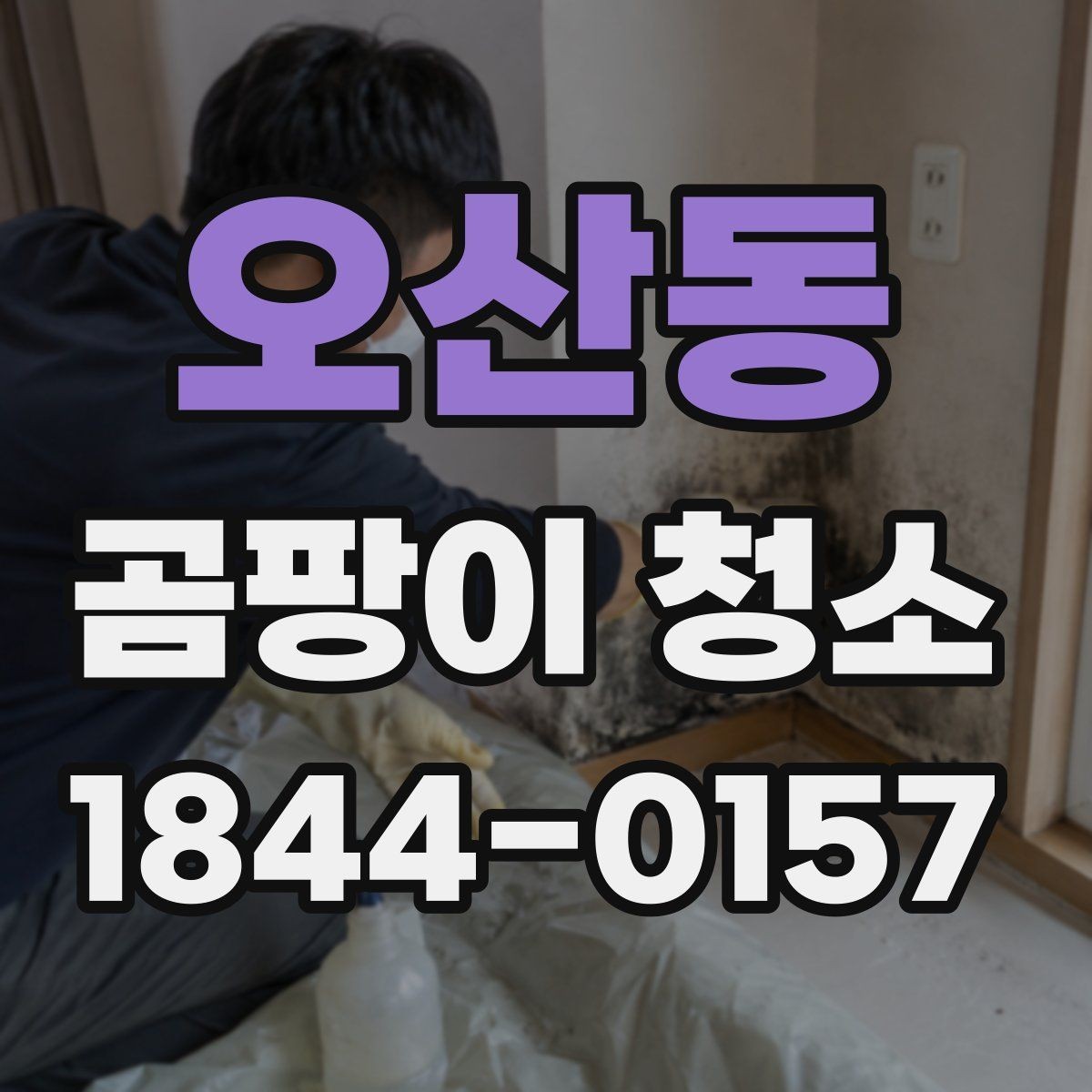 오산동 곰팡이 청소 방법과 준비사항