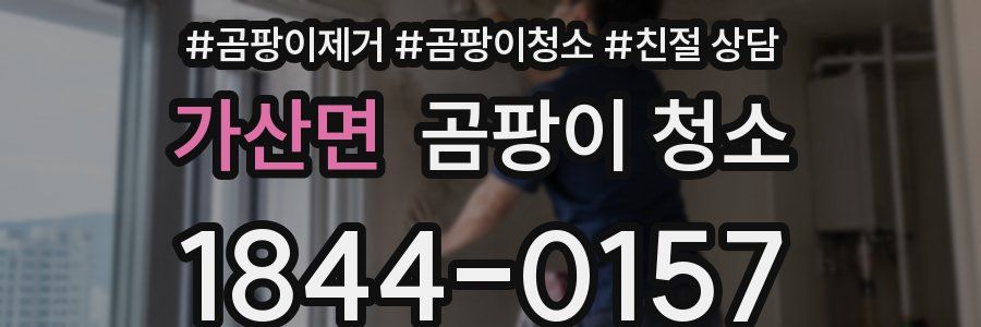 가산면 곰팡이 청소