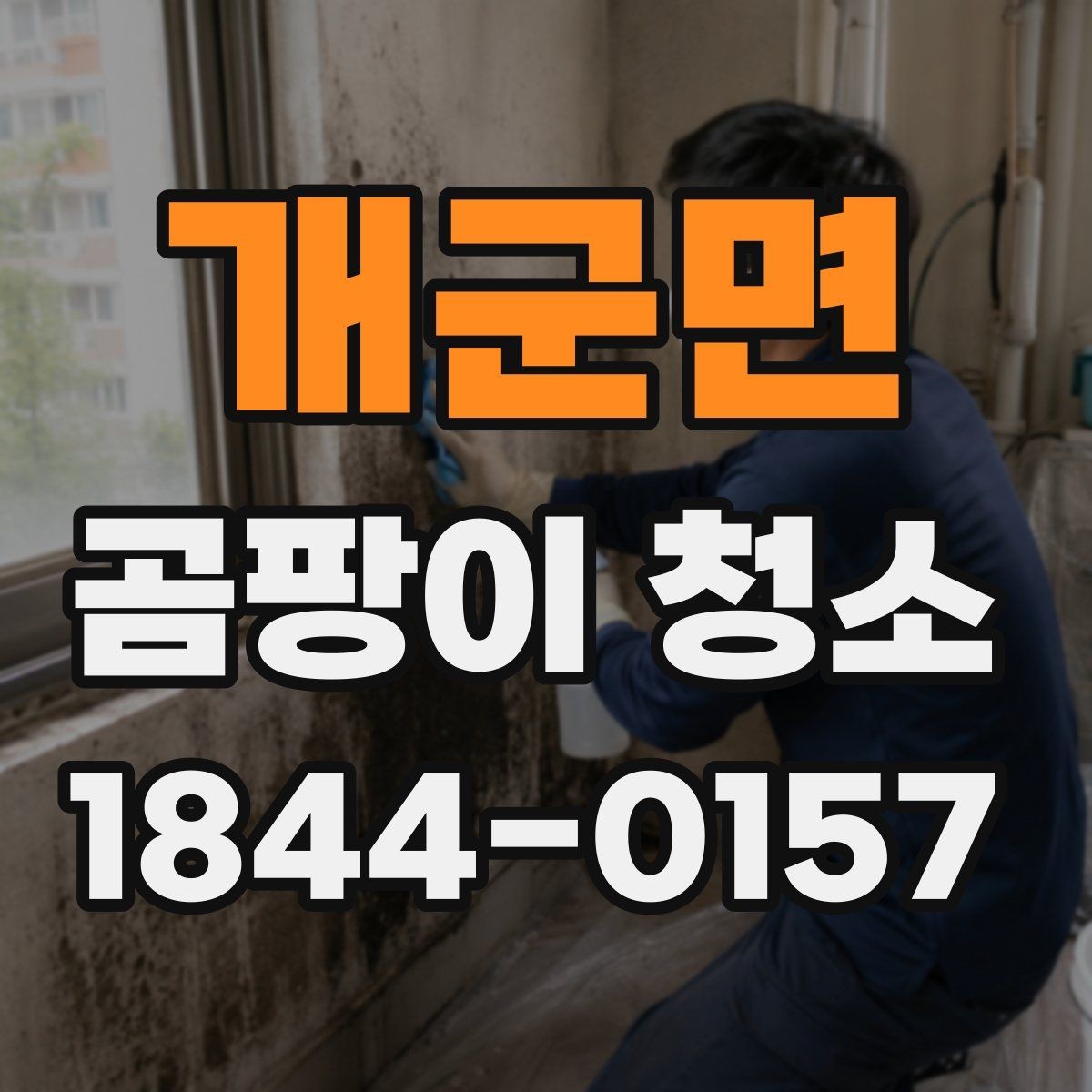 개군면 곰팡이 청소 후 환기와 건조를 관리하는 법
