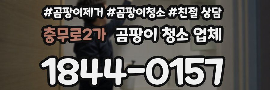 충무로2가 곰팡이 청소 업체