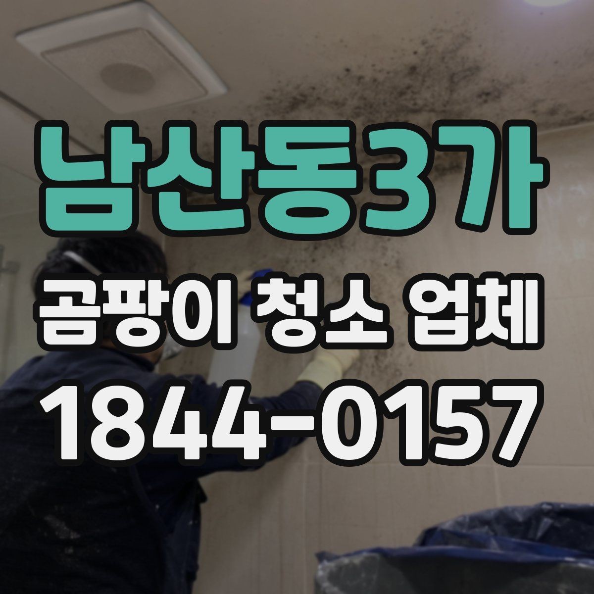 남산동3가 곰팡이 청소 업체 상담부터 작업 완료까지 흐름