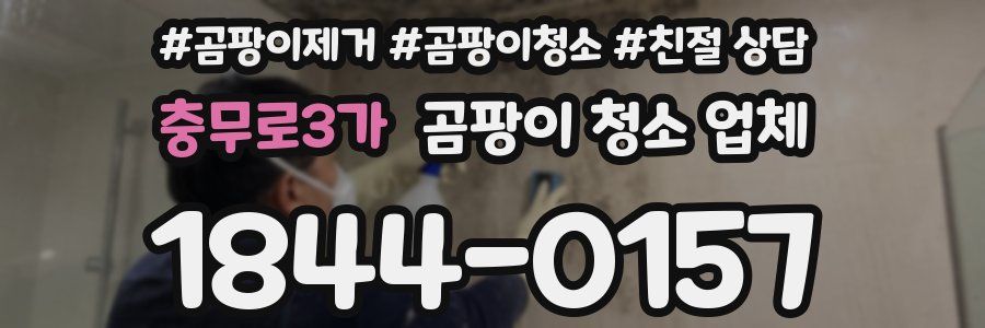 충무로3가 곰팡이 청소 업체