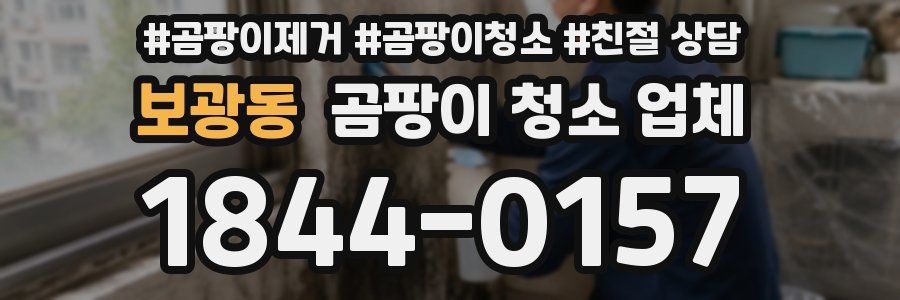 보광동 곰팡이 청소 업체