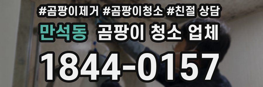 만석동 곰팡이 청소 업체