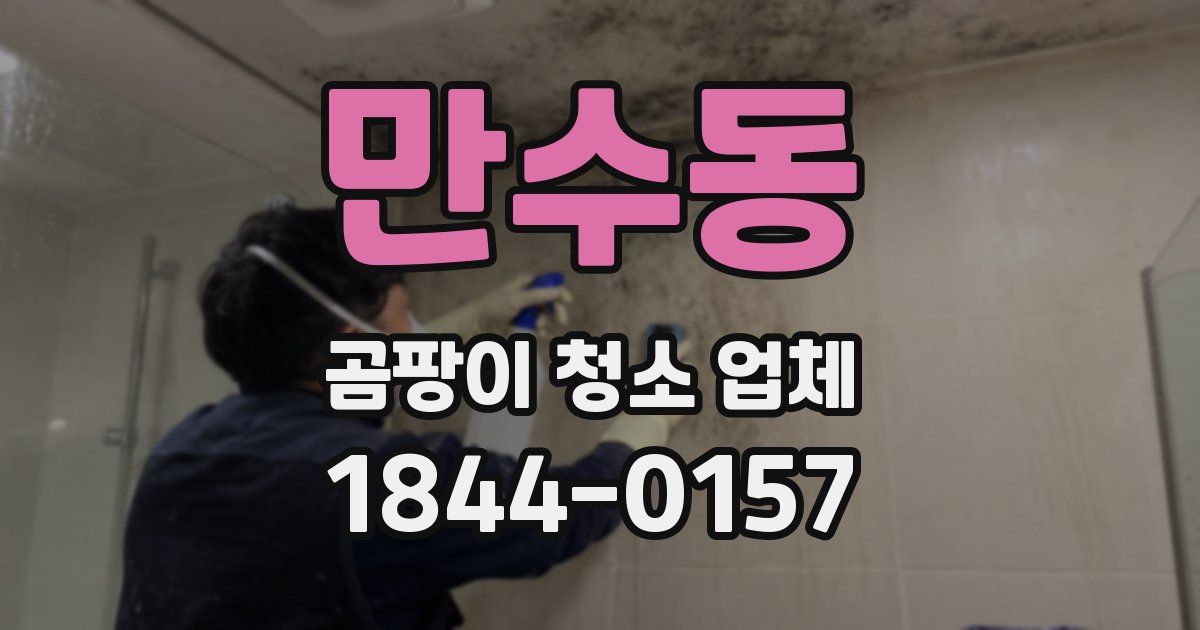만수동 곰팡이 청소 업체