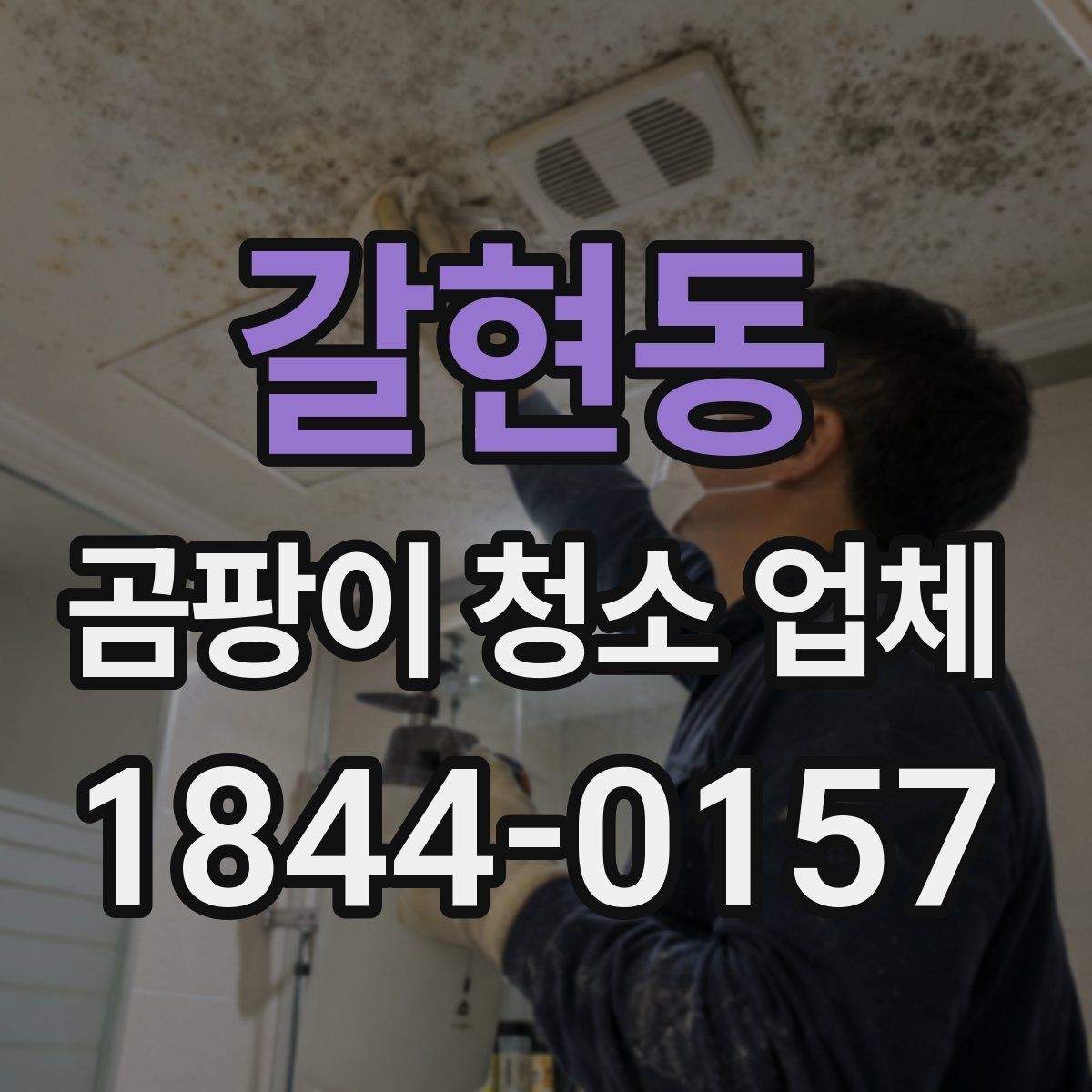 갈현동 곰팡이 청소 업체 이용 전 환기와 안전 준비