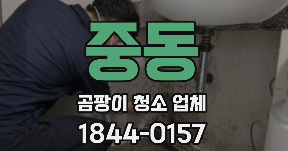 중동 곰팡이 청소 업체
