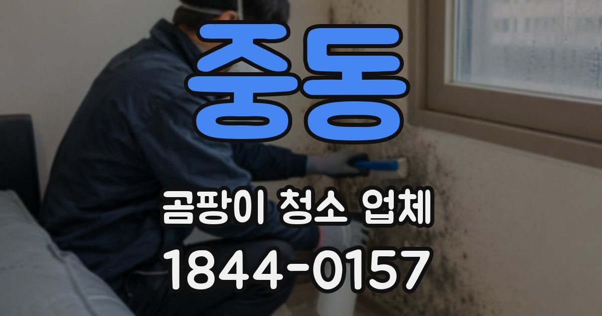 중동 곰팡이 청소 업체