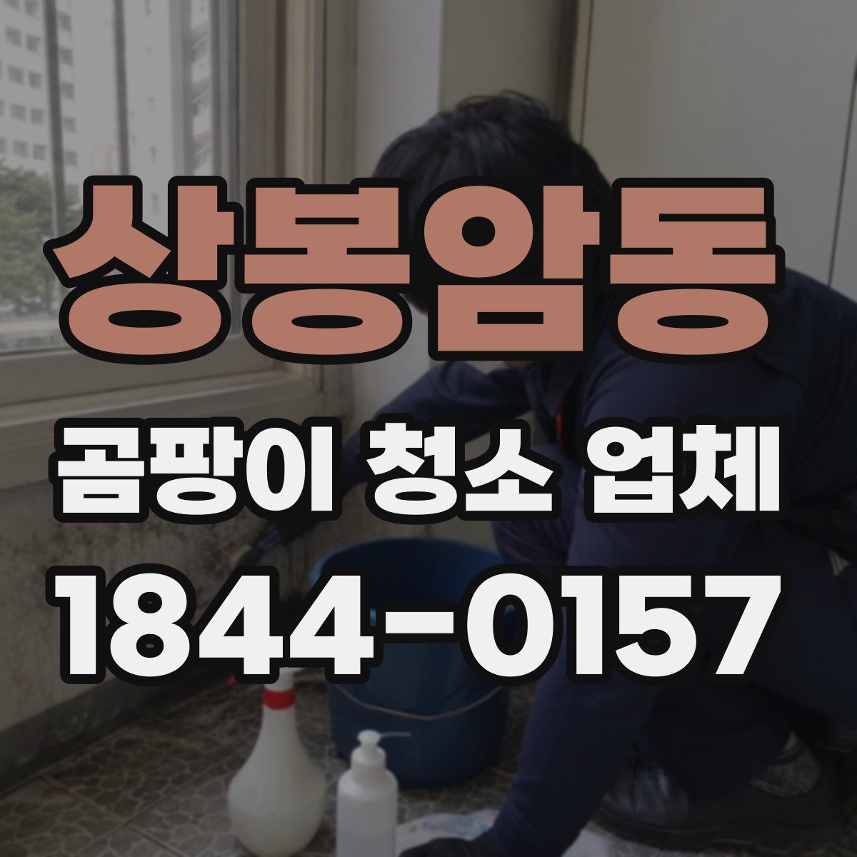 상봉암동 곰팡이 청소 업체