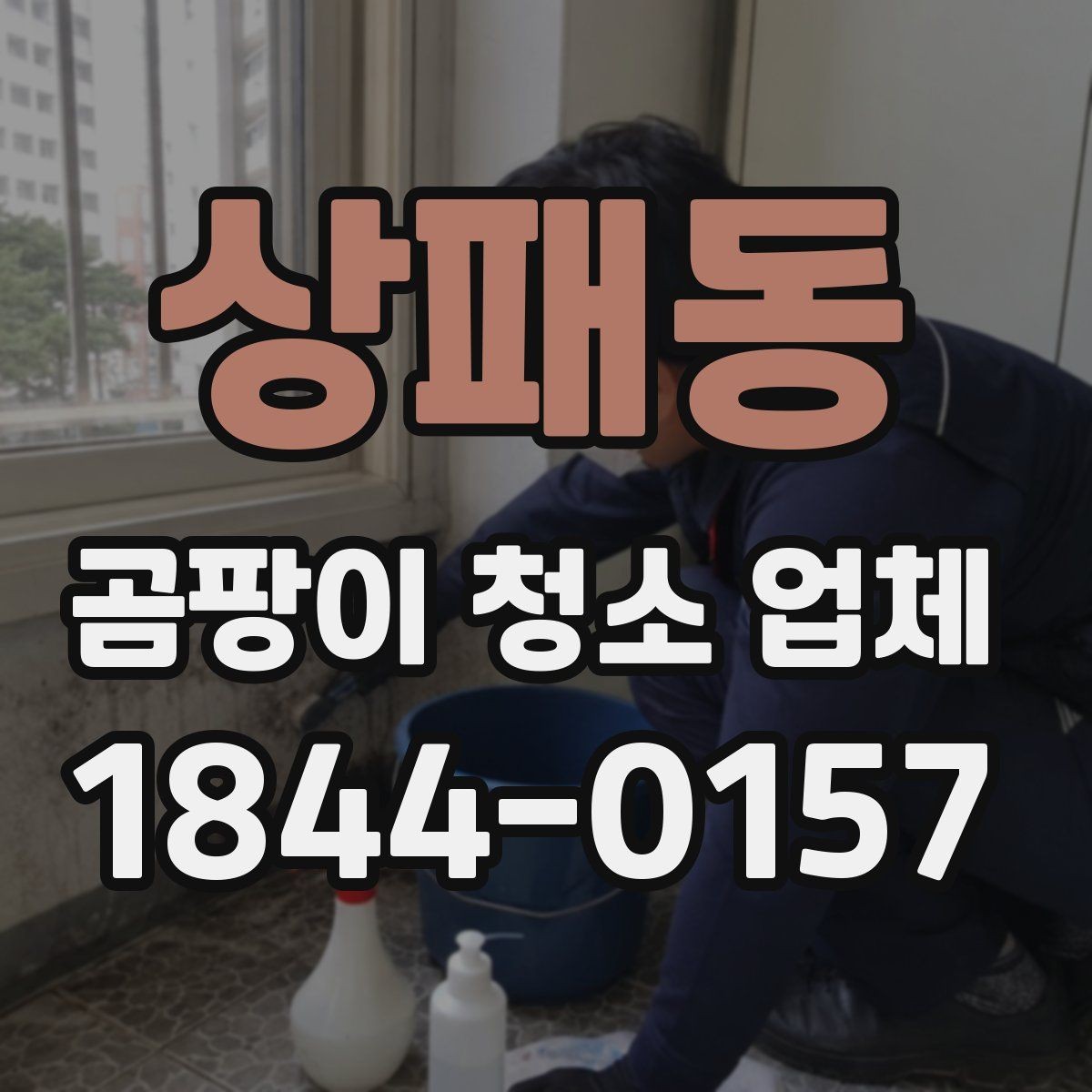 상패동 곰팡이 청소 업체 이용 후 냄새 관리 방법