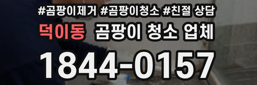 덕이동 곰팡이 청소 업체