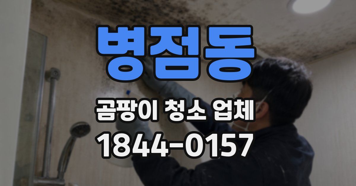 병점동 곰팡이 청소 업체