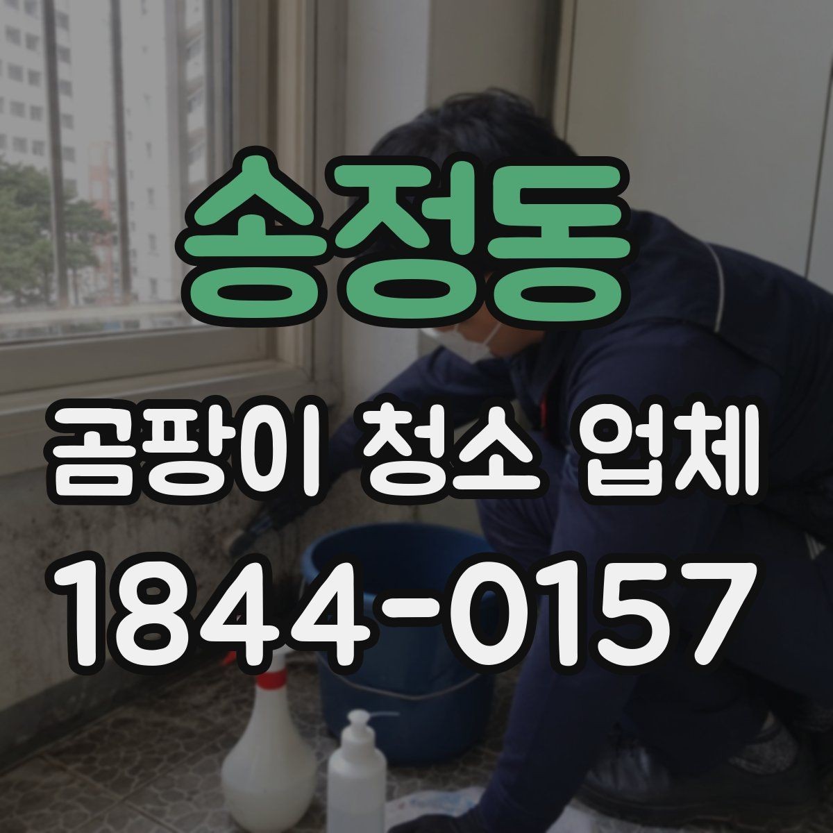 송정동 곰팡이 청소 업체 이용 후 냄새 관리 방법
