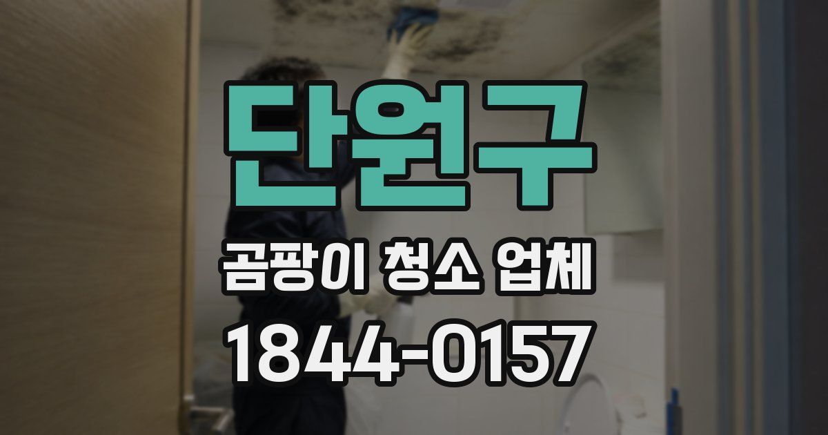 단원구 곰팡이 청소 업체