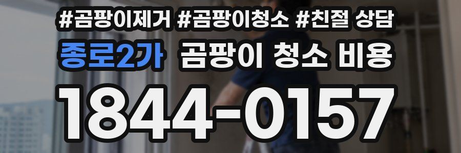 종로2가 곰팡이 청소 비용