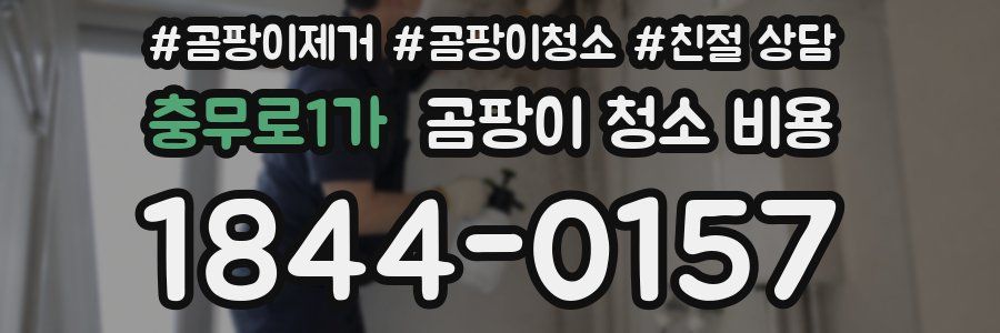 충무로1가 곰팡이 청소 비용
