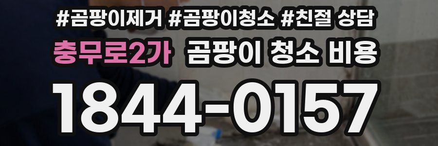 충무로2가 곰팡이 청소 비용