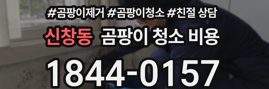 신창동 곰팡이 청소 비용