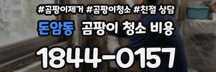 돈암동 곰팡이 청소 비용