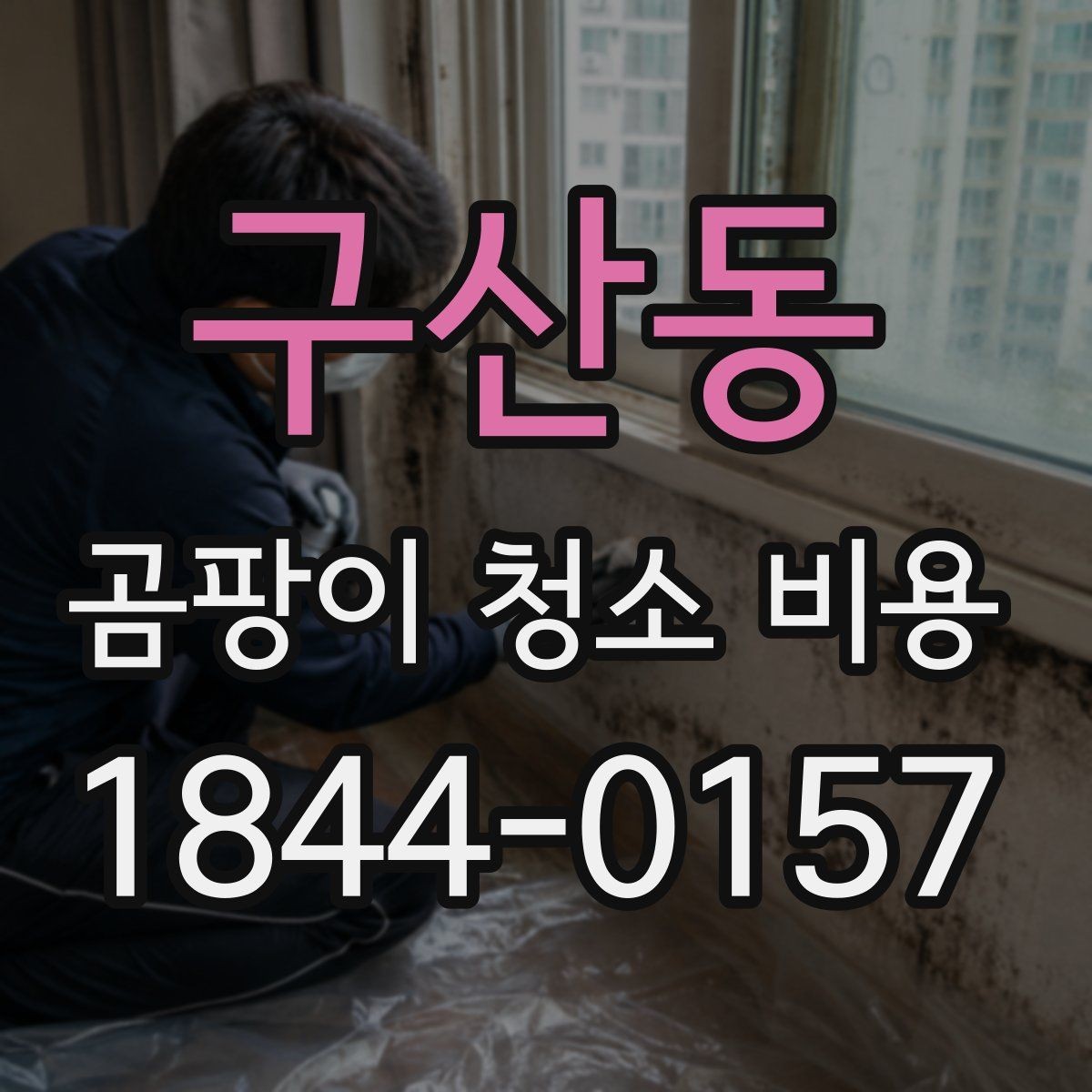구산동 곰팡이 청소 비용 산정에서 면적보다 중요한 것
