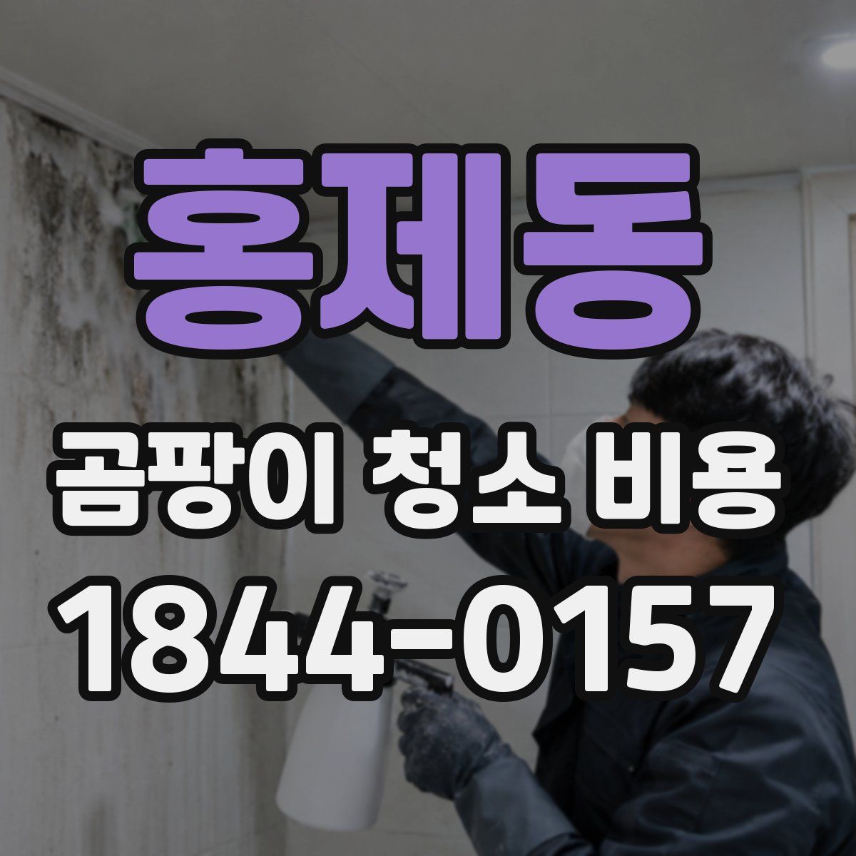 홍제동 곰팡이 청소 비용