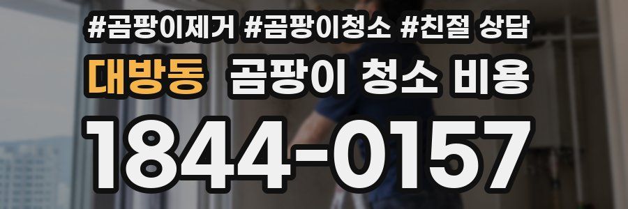 대방동 곰팡이 청소 비용