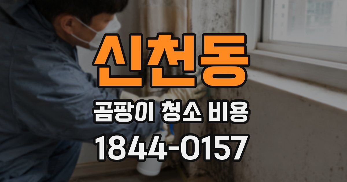 신천동 곰팡이 청소 비용