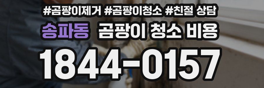 송파동 곰팡이 청소 비용