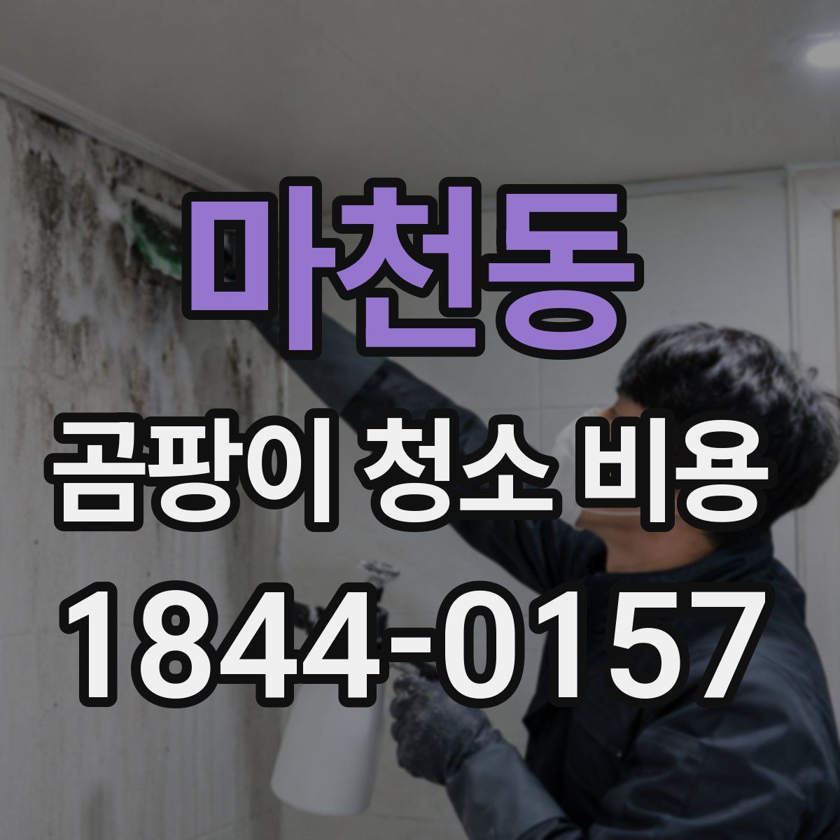 마천동 곰팡이 청소 비용