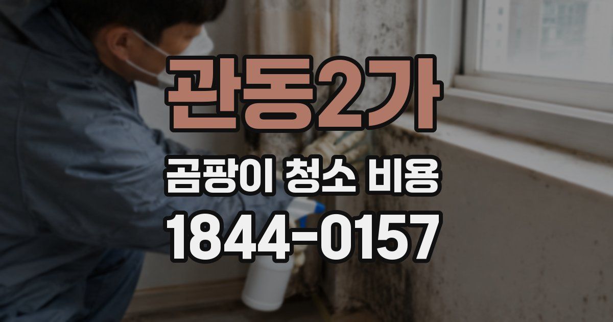 관동2가 곰팡이 청소 비용